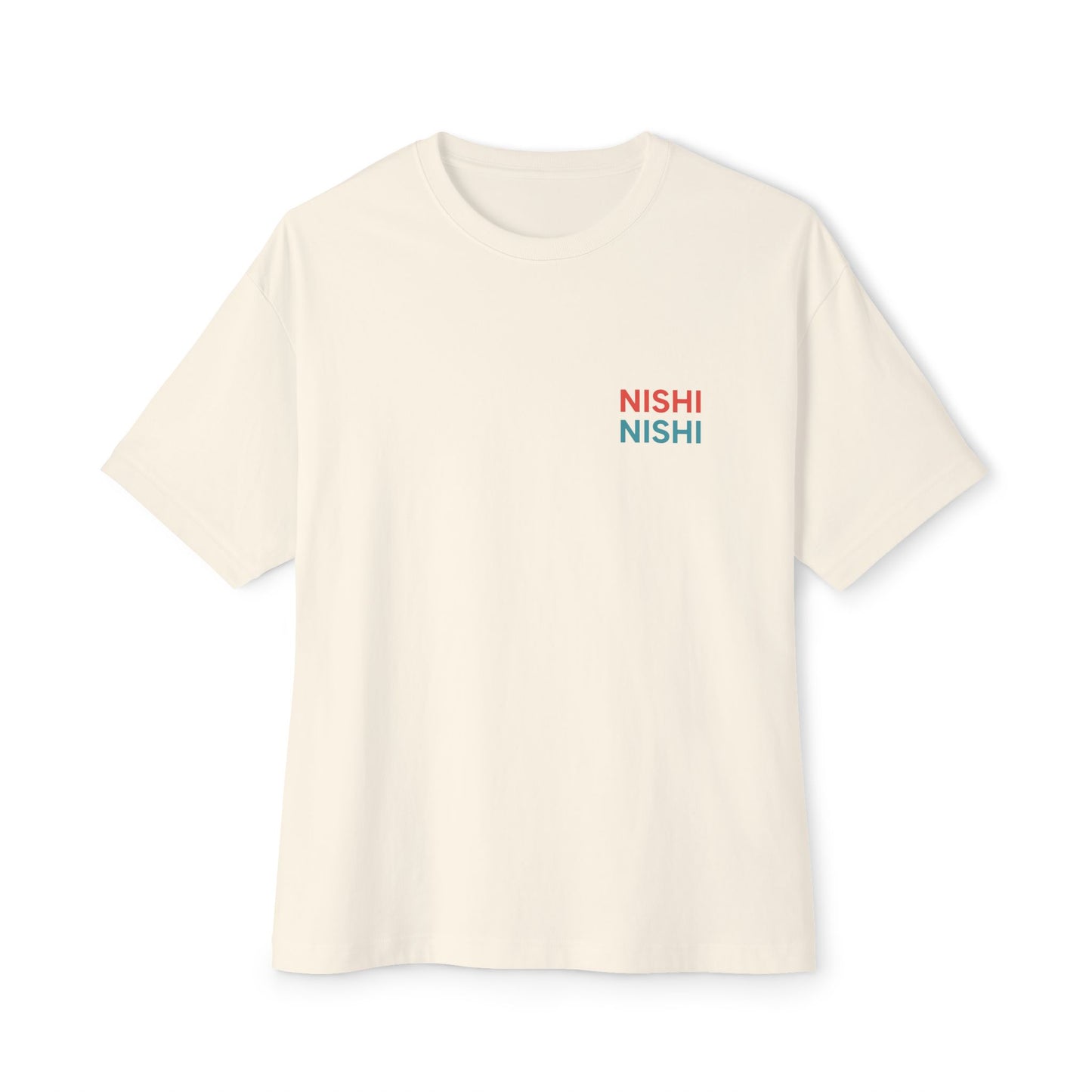 NISHI NISHI in Teal and Vermillion