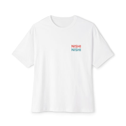 NISHI NISHI in Teal and Vermillion