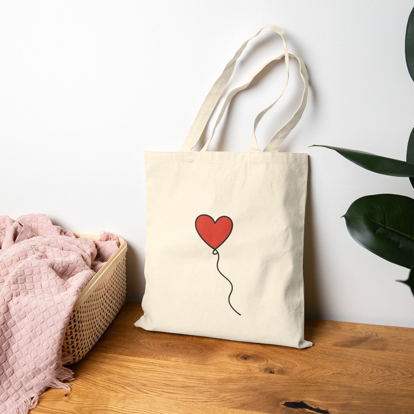Heart Balloon Tote